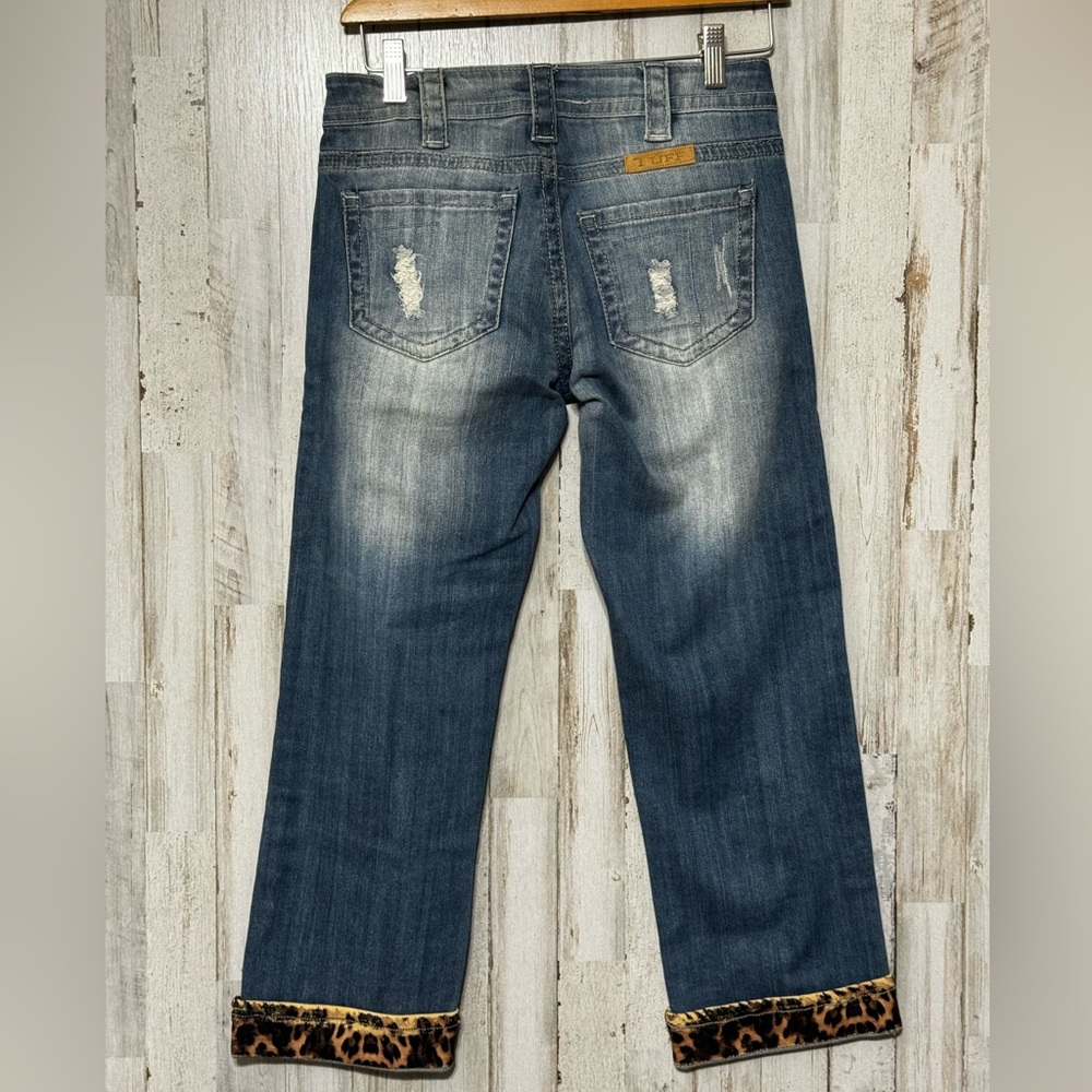 Cowgirl TUFF Leopard Capri 25‎